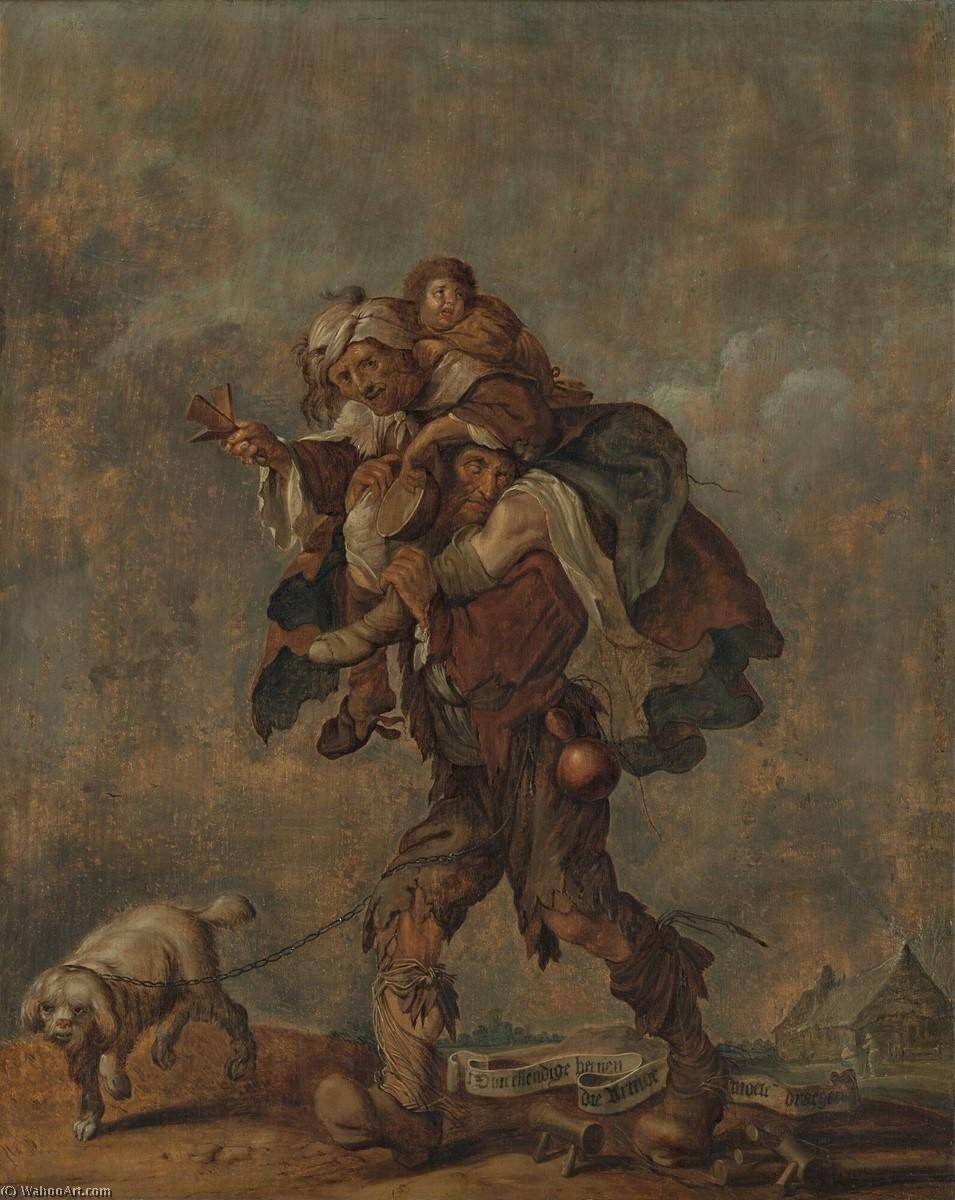 Yoksulluğun Resimlerdeki Tasviri Adriaen Pietersz Van De Venne Yoksullugun Yukunu Tasimasi Gereken Bacaklar Sefildir