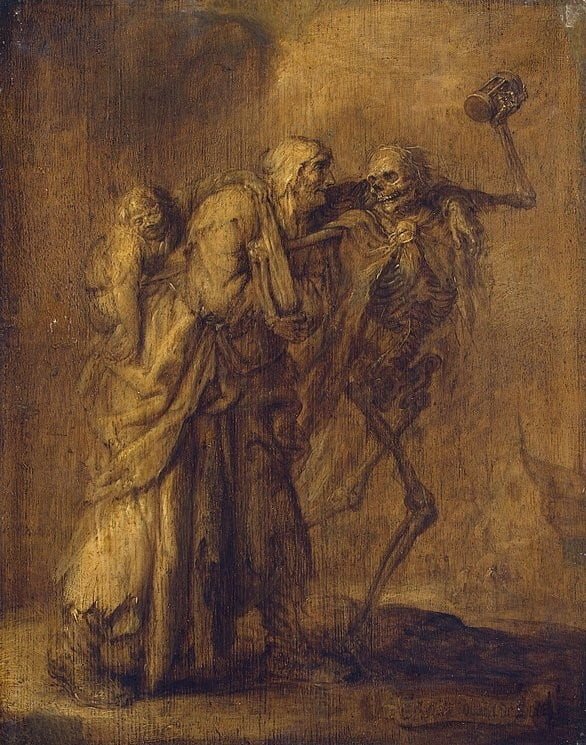 Yoksulluğun Resimlerdeki Tasviri Adriaen Pietersz. van de Venne Olumle Dans