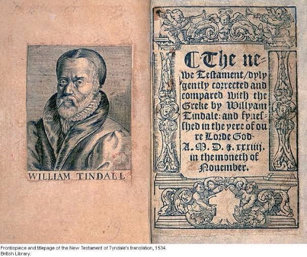 Tanrının Tercümanı: William Tyndale British Library Yeni Ahit Tyndale cevirisi