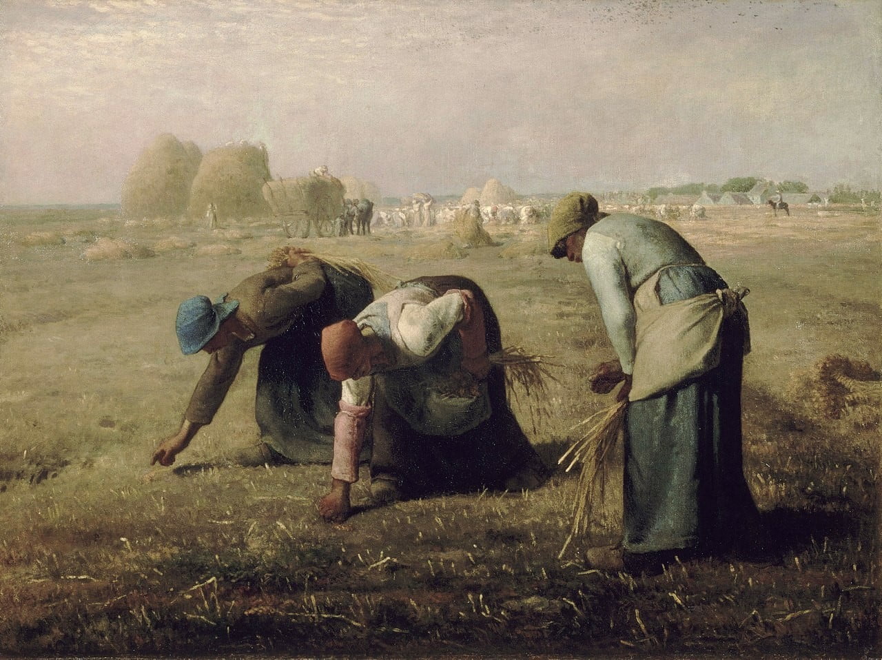 Yoksulluğun Resimlerdeki Tasviri Jean Francois Millet Toplayicilar