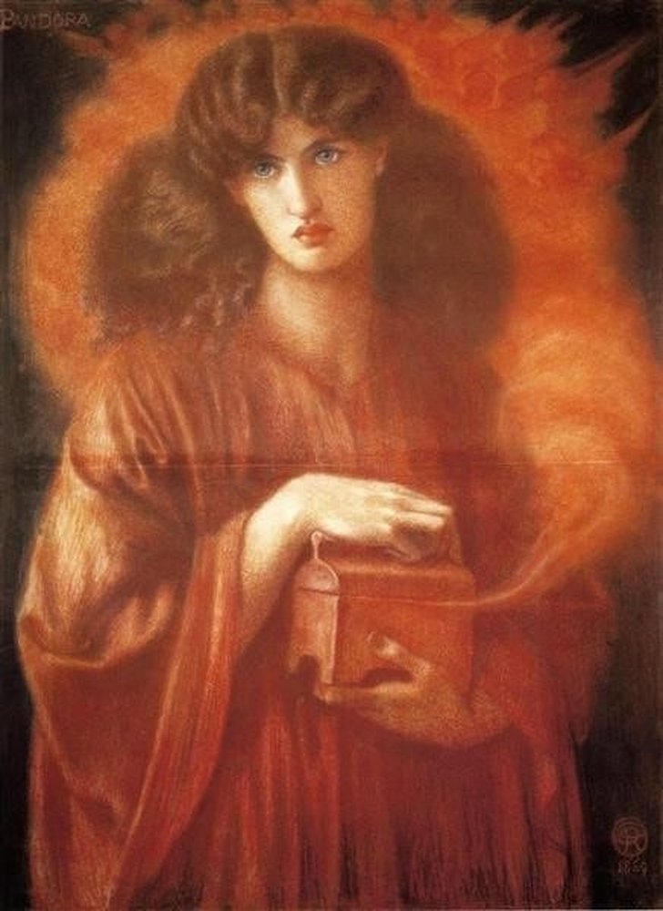 Pandora'nın Kutusu'ndan Çıkanlar Pandora 1 Dante Gabriel Rossetti min 1