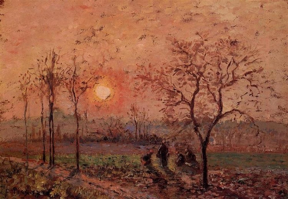 Barışçıl, Anarşist, İşçi Savunucusu Bir Ressam: Camille Pisarro Gun batimi min