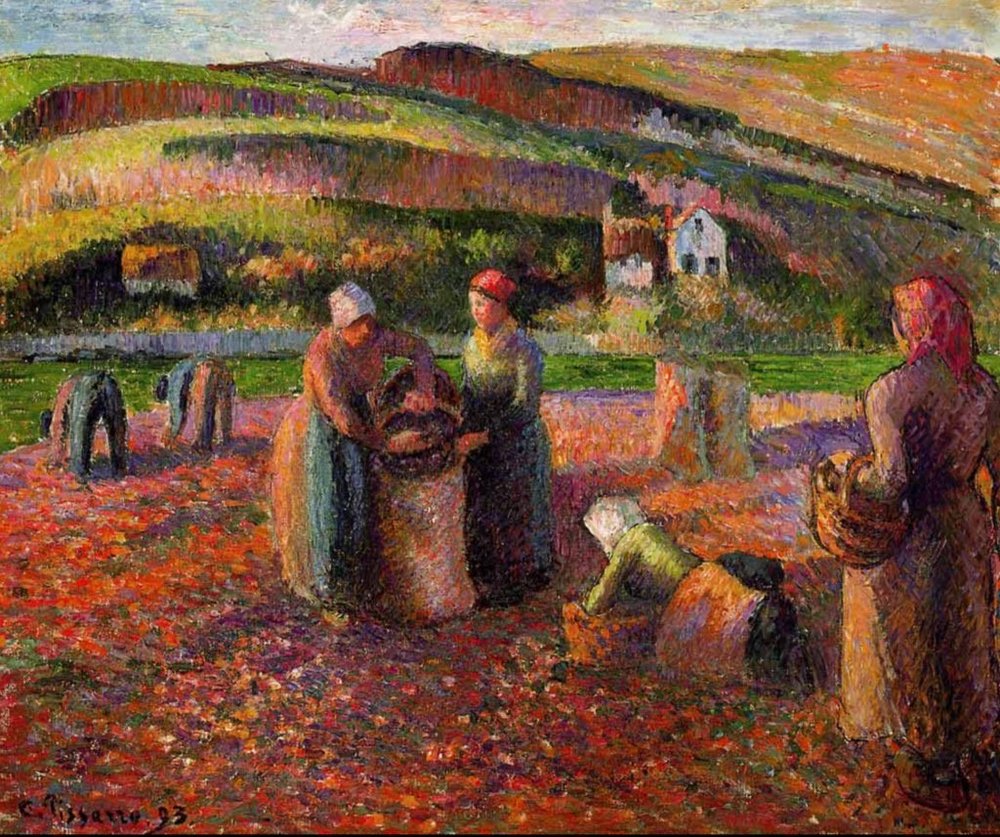 Barışçıl, Anarşist, İşçi Savunucusu Bir Ressam: Camille Pisarro Patates Hasadi min