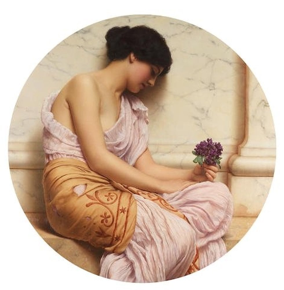 Estetiğin ressamı: John William Godward Menekseler min