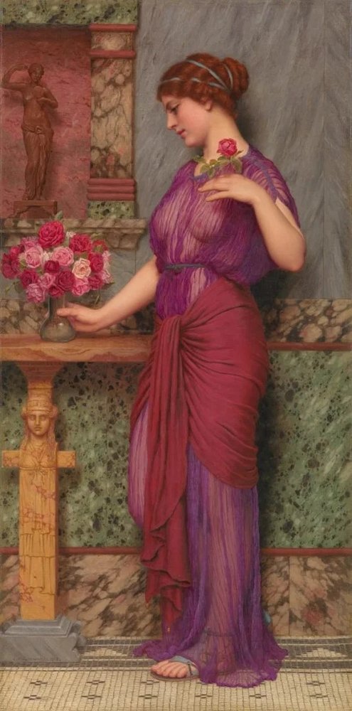 Estetiğin ressamı: John William Godward Venuse Bir Adak min