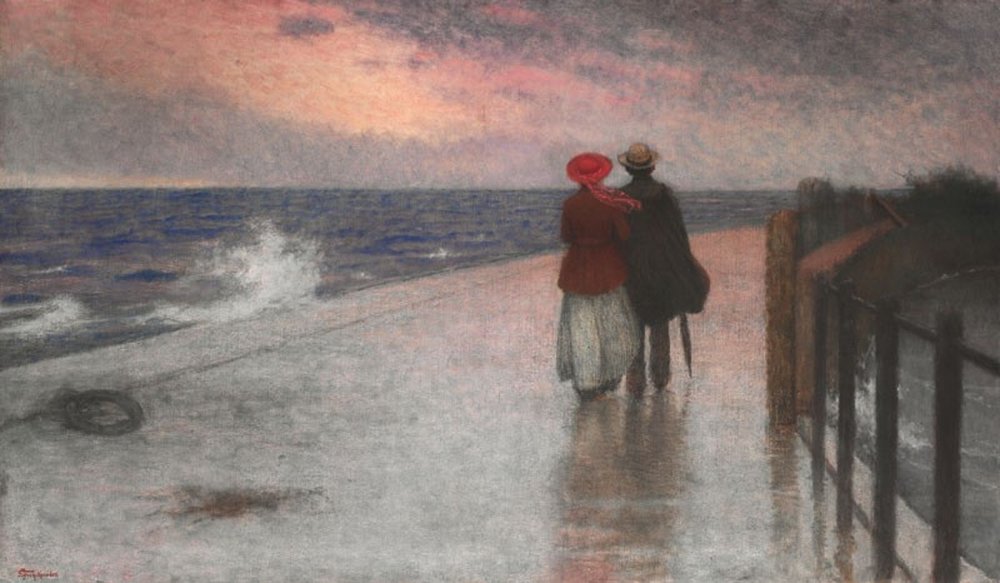 Sessiz Alacakaranlığın Melankolik Ressamı Schikaneder Balayinda 1919 1920 min