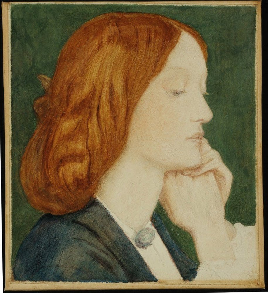 Modellikten Ressamlığa, Elizabeth Siddal’ın Trajik Öyküsü Dante Gabriel Rossetti Elizabeth Siddal 1854 min
