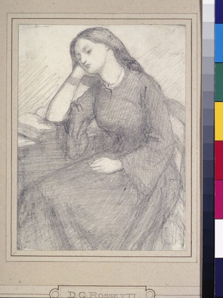 Dante Gabriel Rossetti Elizabeth Siddal 1855 min