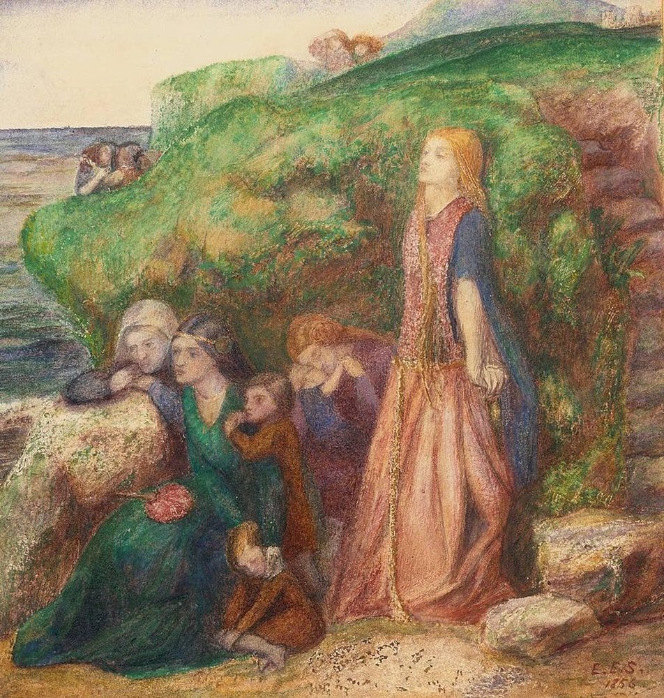 Modellikten Ressamlığa, Elizabeth Siddal’ın Trajik Öyküsü Sir Patrick Spens 1856 min