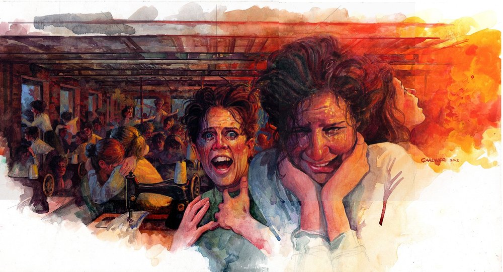 Emekçi Direnişin Sanat Tarihinden Çarpıcı Sahneleri Ilustrator Stephen Gardner min