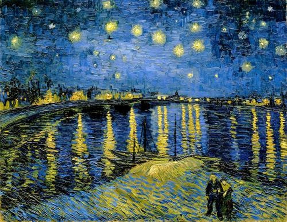 Van Gogh’un Umutsuz Aşkları vg613 vincent van gogh starry night over the rhone river 500x500w min